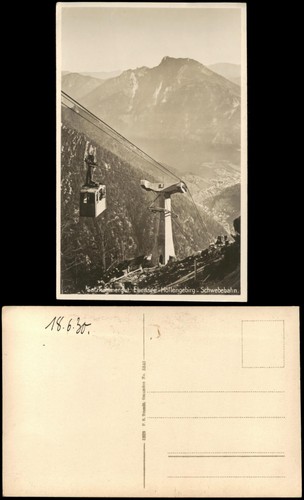 Ansichtskarte ebensee panorama - ansichtskarte,