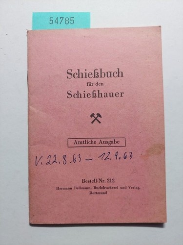 Schießbuch für den