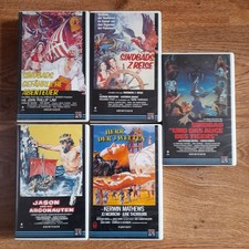5 VHS Kassetten original 80er / 90er Jahre Filme Sammlung 12 Stück Teil 1
