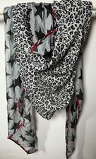 Plomo o Plata XL Tuch Schal