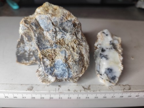 Opal weiß dendritenopal - weiß,