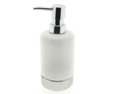 SEIFENSPENDER HTL Keramik weiß 400 ml SOAP DISPENSER SEIFEN-DOSIERER 
