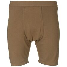 Bundeswehr Unterhose kurz 100 %  / 68 %Baumwolle Tropen  Khaki Braun Boxershorts