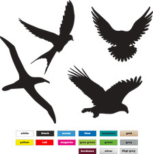 4-tlg. Vögel Vogelschutz 03