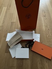 Hermès box leer clutch - ,