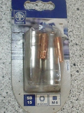 LUX Tools Düsenset # 398012 # 4 teilig # SB15 # 2 Strom+2Gasdüsen #? NEU