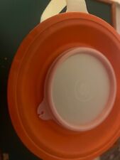 Tupperware Großer Candy , 2,0 l weiß/orange, guter Zustand, Spritzschutz+Deckel