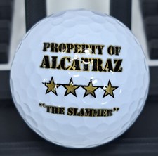 Alcatraz "The Slammer" Logo Golf Ball Nike Sammlerstück Neu ohne OVP