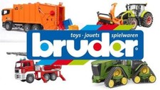 Bruder 1:16 Traktor Zubehör Anhänger LKW Bagger JD New Holland Massey Cat 