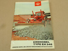 Prospekt O&K EH346 Erdhobel von 1960