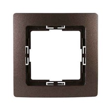 Kopp PARIS palisander braun UP Antenne Dimmer Rahmen Schalter Steckdose Taster