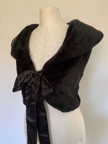 Bolero kunstfell gothic - bolero, s/m