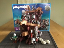 Playmobil 4837 Angriffsturm mit Katapult und Karton