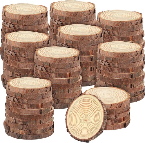 120 holzscheiben 6cm ohne - holzscheiben,