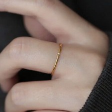 DAMENRING EDELSTAHL ZIRKON