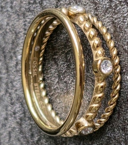 Fossil ring edelstahl - fossil,