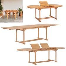 Ausziehbarer Gartentisch