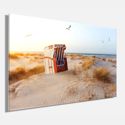 Wandbild strandkorb 60x90 - wandbild,
