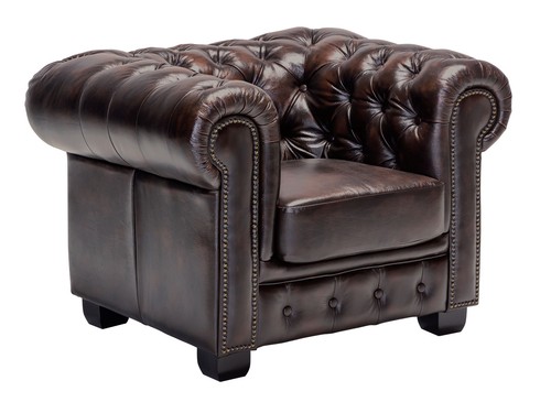 Chesterfield sessel leder - sessel,