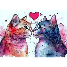 Postkarte. Liebevolle