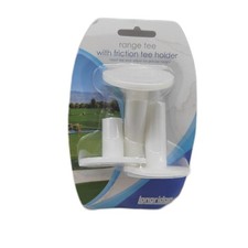 Longridge Abschlag Tee Set Golf Zubehör Range 3er Pack Weiß langlebig robust Tra
