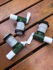 Auslaufhahn Regentonne Wasserhahn Auslaufventil Regenfass Zapfhahn 3 Stück