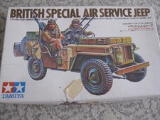 Tamiya 133-350, "BRIT.SPECIAL AIR SERVICE JEEP", 1:35, Bausatz, Ersatzteil, OVP