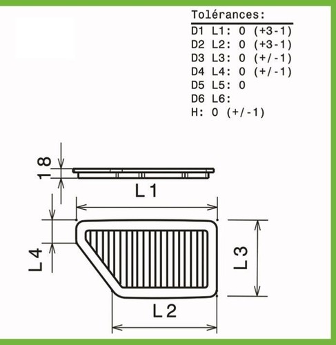 Luftfilter green für honda - luftfilter,