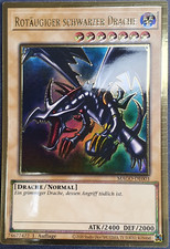 Rotäugiger Schwarzer Drache Neu! 1. Auflage Gold Rare Yugioh deutsch MAGO