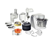 Bosch Seire 4 MUM54251 Styline 900 W Küchenmaschine 3,9 l  Edelstahl, Weiß