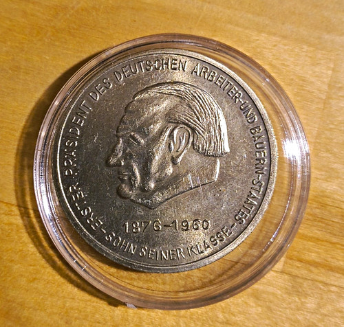 Medaille ddr 1960 präsident - ddr,