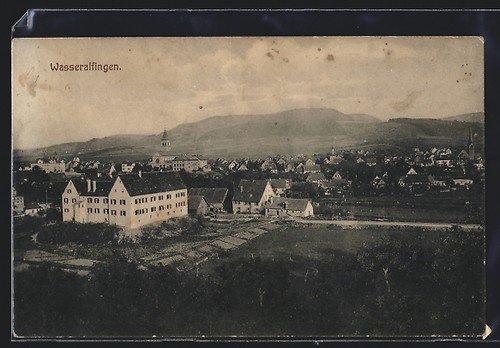 Wasseralfingen ortsansicht - ak,