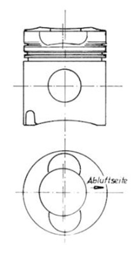 Kolbenschmidt kolben 90669600 - kolbenschmidt,