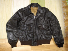 Schott NYC 684 Lederjacke, Fliegerjacke, Gr. US 44 (XL), dunkelbraun