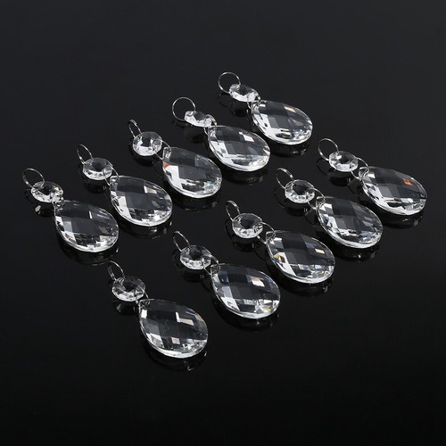 10pcs klarglas kristall - 10pcs,