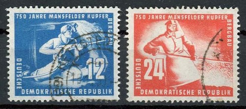Ddr 273 274 - ddr, gestempelt