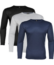 1-3 Stück Herren Thermo Unterhemd langarm warm  Unterwäsche Winter  Unterhemden