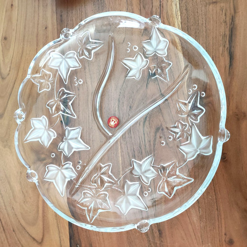 Schwere glas schale - glas,
