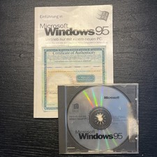 Microsoft Windows 95 - Deutsch - Lizenz + CD
