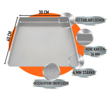 Grillplatte Plancha 40x30 cm