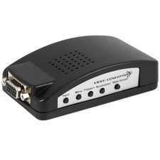 B11C BNC S Video VGA zu VGA Konverter Wandler Laptop PC VGA Monitor Konverter