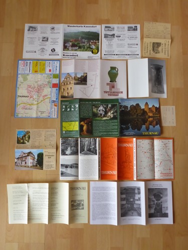 Konvolut altes reiseprospekt - konvolut,