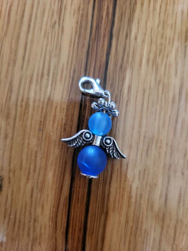 Schlüsselanhänger engel blau - engel,
