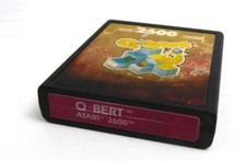 Atari 2600 Spiel -- QBERT Q-BERT (red label) -- Atari VCS