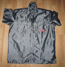 Oberhemd  Gr.164/170  Silberschwarz Schriftzug Hemd Miss Petrolio