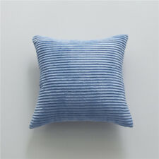 Softer Cord Kissenbezug farbige Kissenhülle 45x45cm Dekokissen Reißverschluss