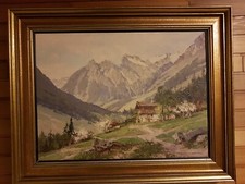 Retzlaff, E.C.W. Originalgemälde, Öl auf Leinwand, Top-Zustand