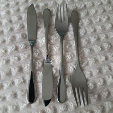 WMF Bamberg Fischbesteck  Messer Gabel für 2 Personen