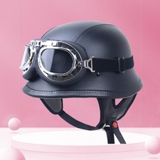 Retro Mit Brille Motorradhelm
