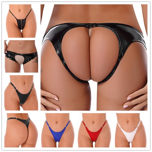 Damen sexy kunstleder low - damen,